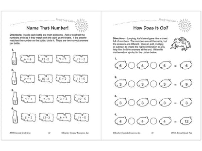 Second-Grade Fun Workbook - US 9036