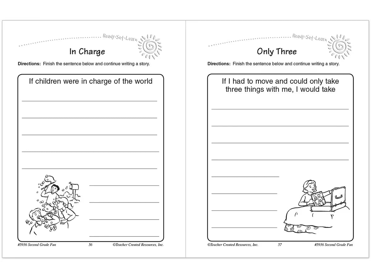 Second-Grade Fun Workbook - US 9036