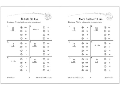 Subtraction Workbook - US 1226