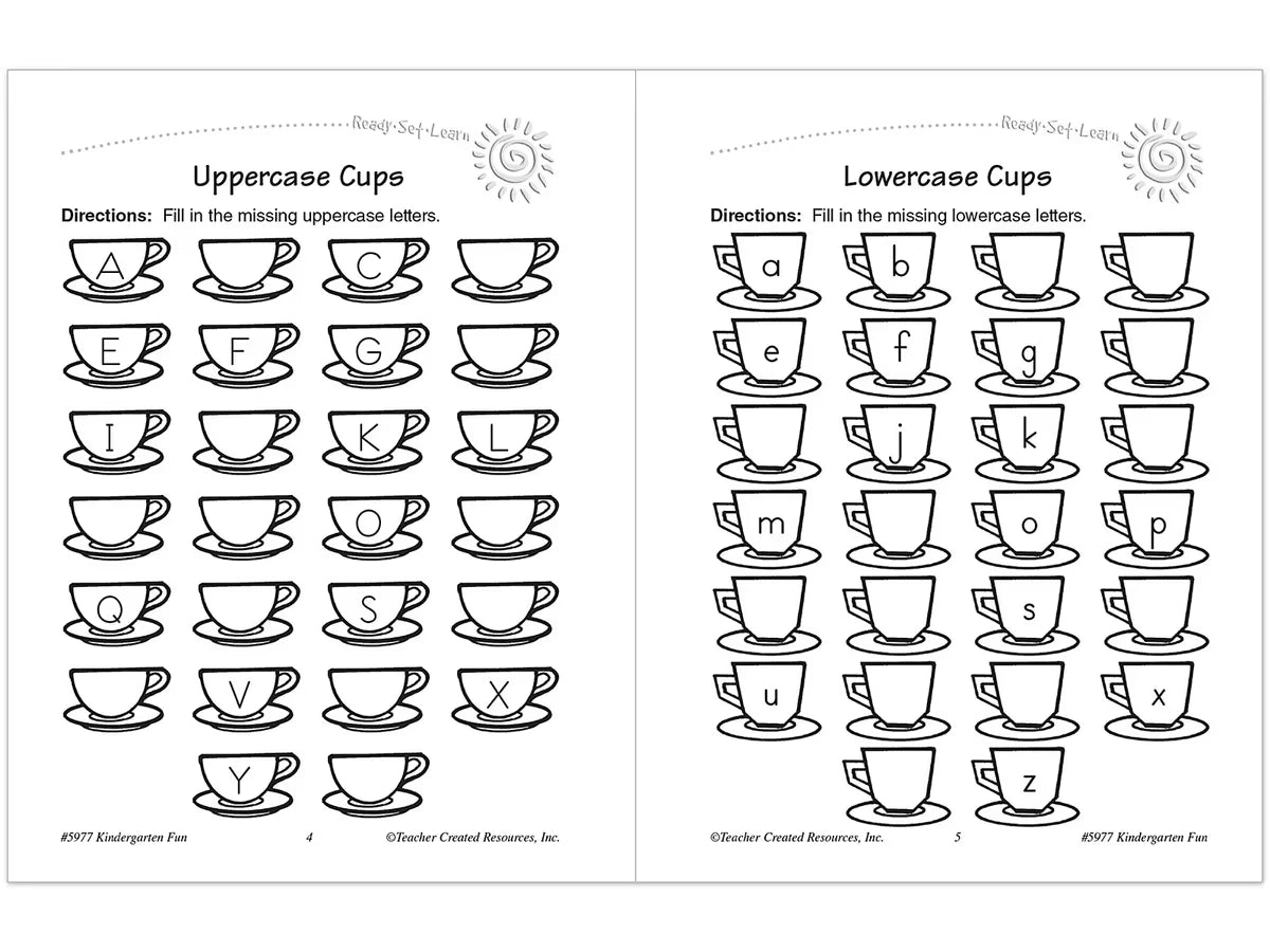 Kindergarten Fun Workbook - US 5719