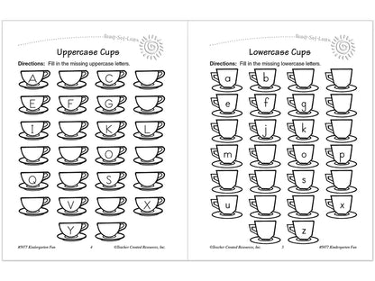 Kindergarten Fun Workbook - US 5719