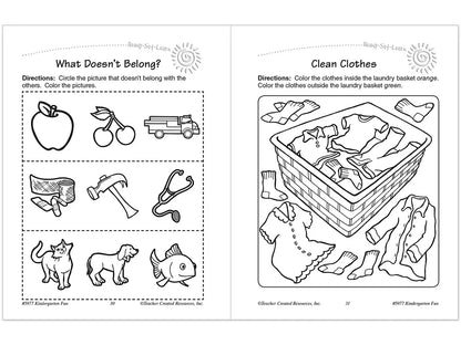 Kindergarten Fun Workbook - US 5719