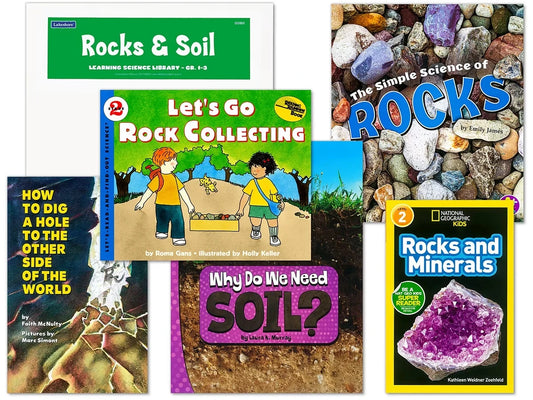 Rocks & Soil Book Library - Gr. 1-3 - US 6575