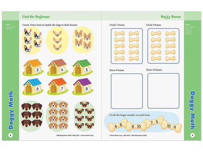 Math Skill Sharpeners Workbook - Kindergarten - US 1105
