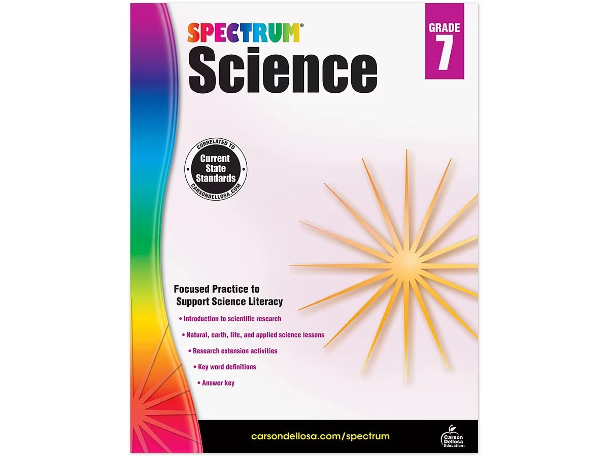 Spectrum® Science Workbook - Gr. 7 - US 4652