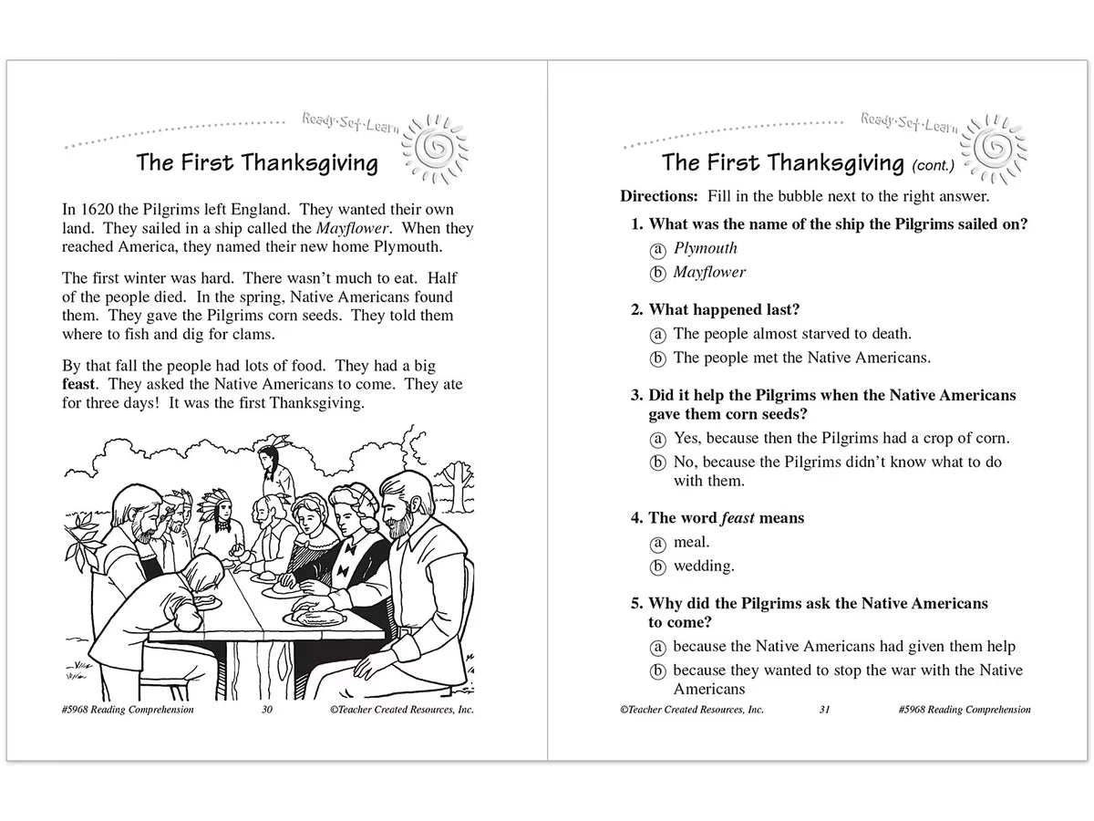 Master Reading Comprehension Workbook - Gr. 1 - US 1094