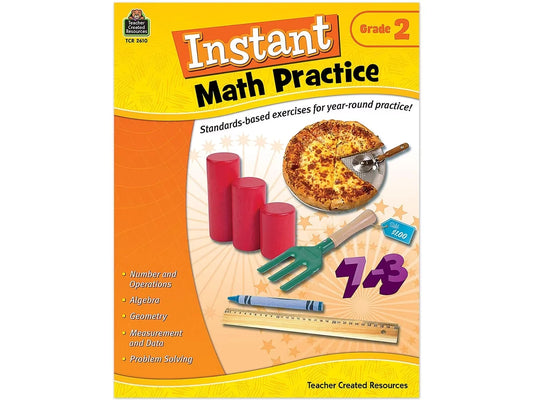 Instant Math Practice Workbook - Gr. 2 - US 7220
