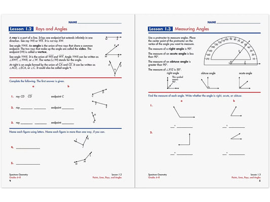 Spectrum® Geometry Workbook - US 1466