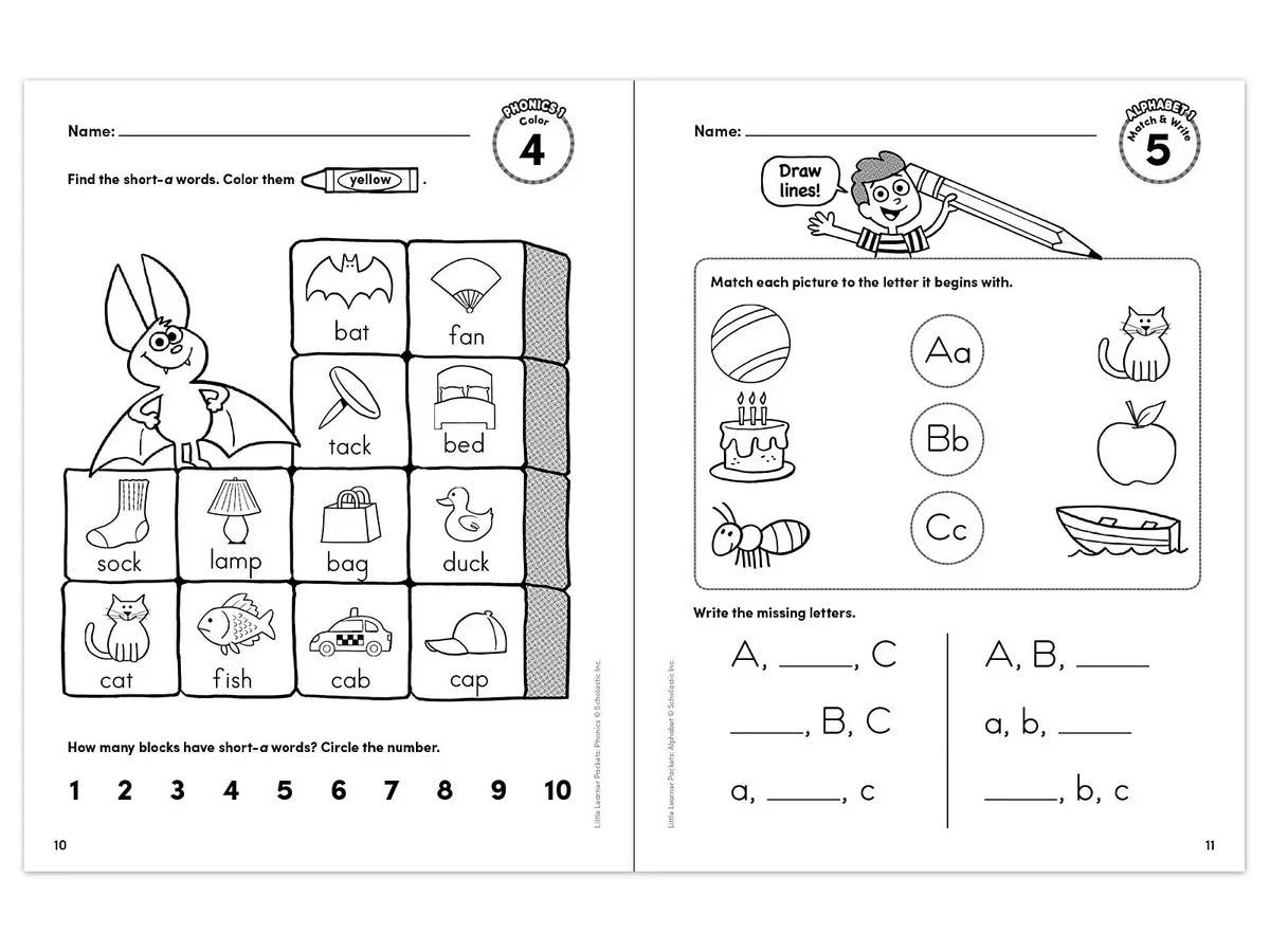 Phonics Little Learner Packets Workbook - US 5529