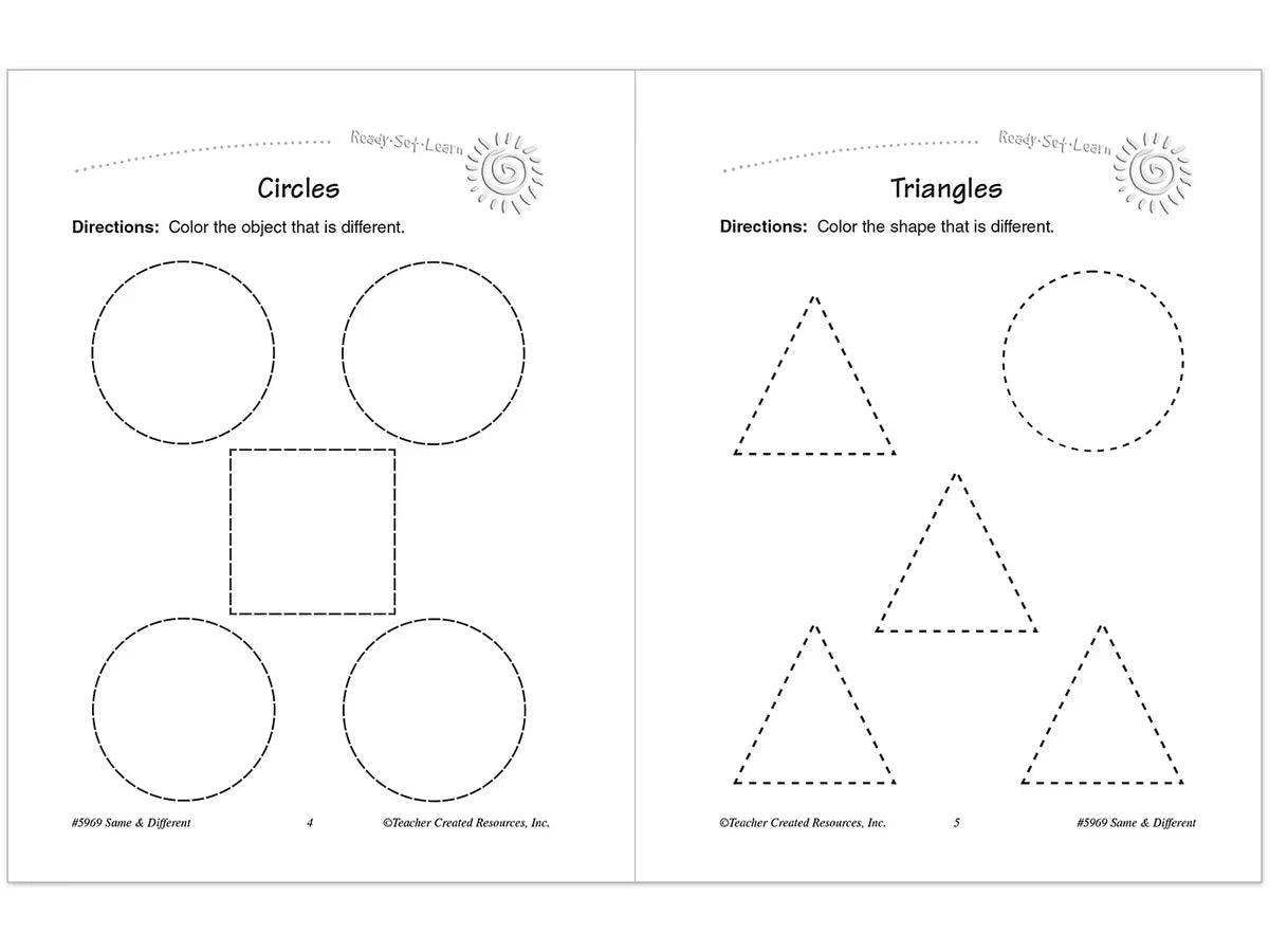 Same & Different Workbook - US 1588