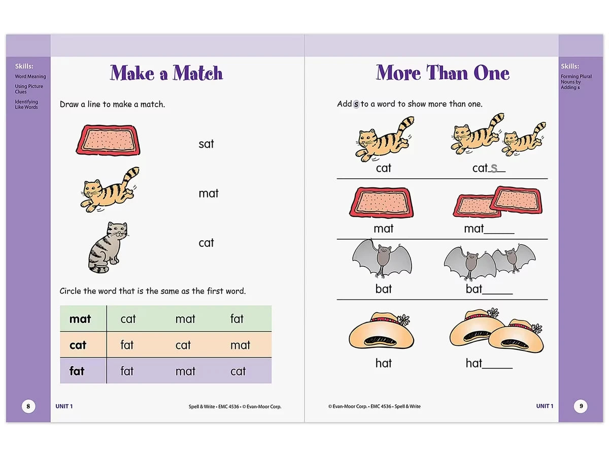 Spell & Write Skill Sharpeners Workbook - US 7016