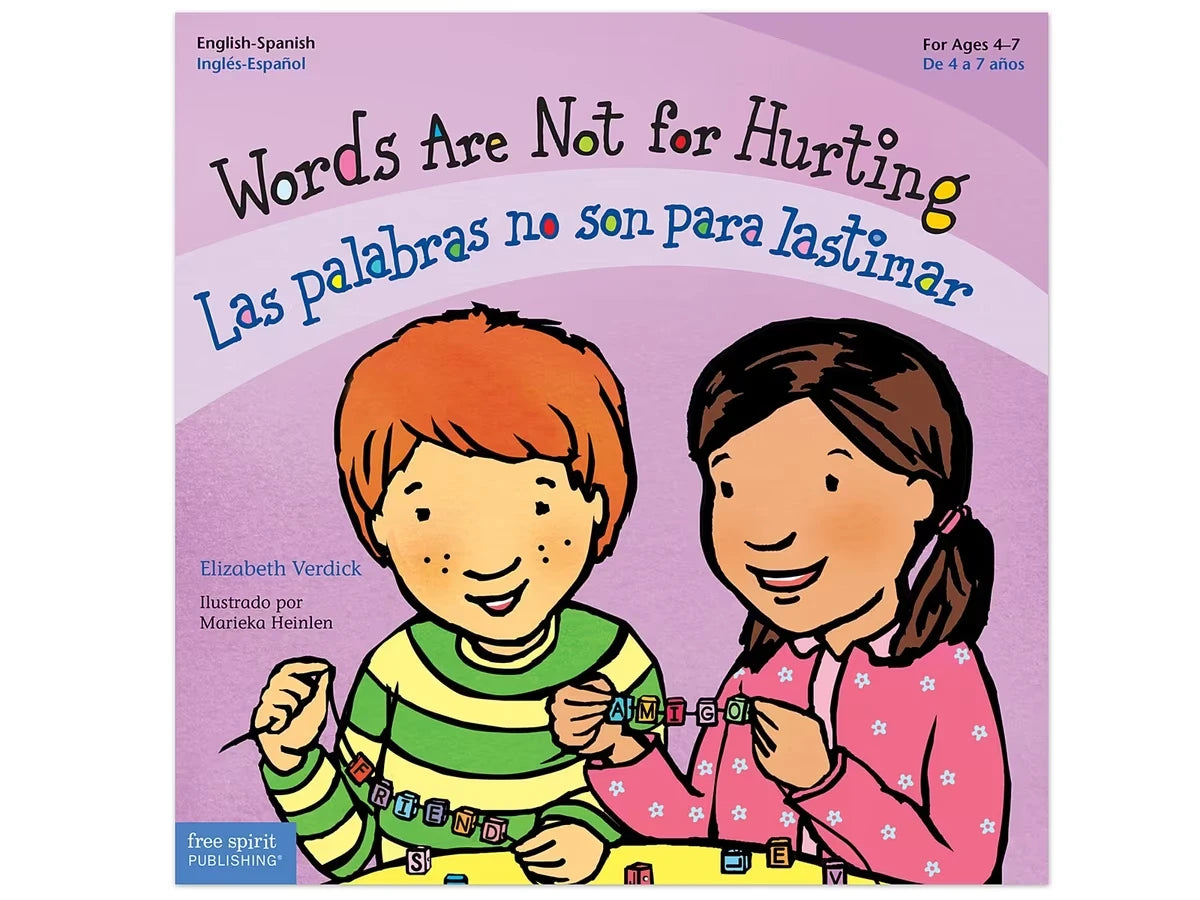 Words Are Not for Hurting Bilingual Paperback Book - US 1238