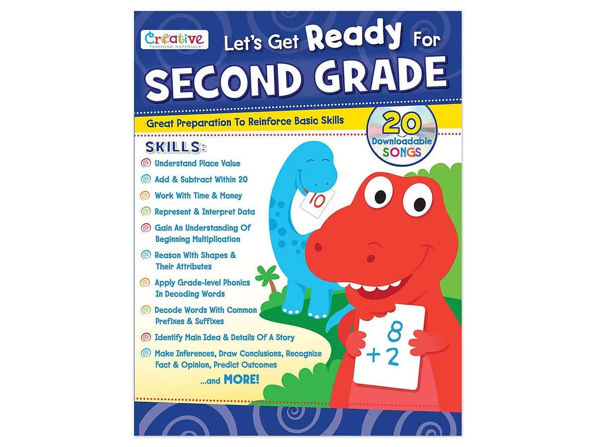 Let’s Get Ready for Second Grade Workbook - US 6680