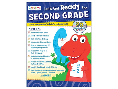 Let’s Get Ready for Second Grade Workbook - US 6680