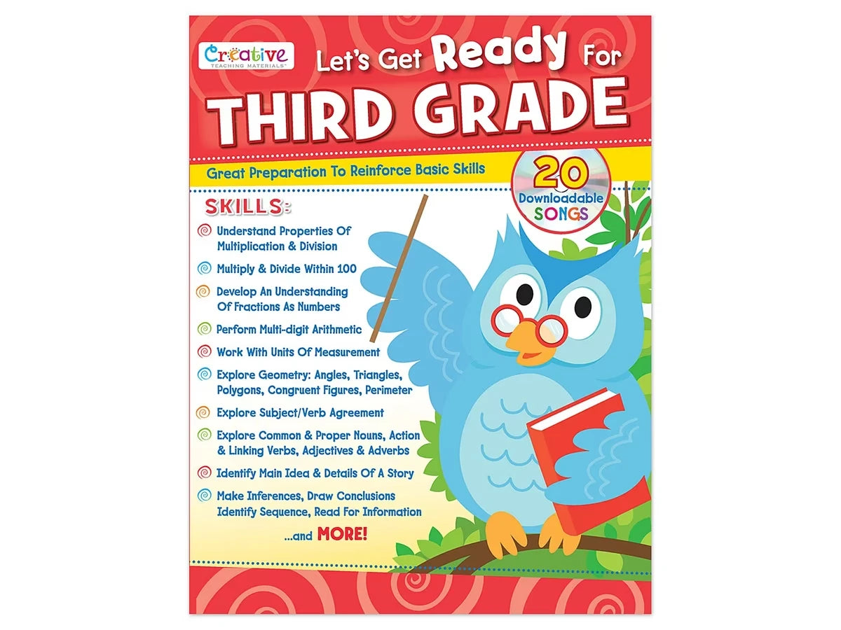 Let’s Get Ready for Third Grade Workbook - US 1480