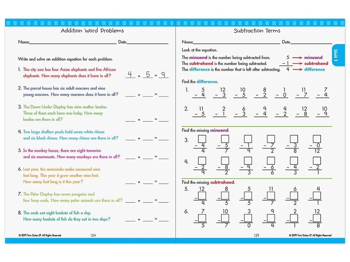 Let’s Get Ready for Third Grade Workbook - US 1480