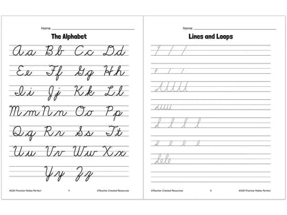 Cursive Writing Practice Workbook - US 1962