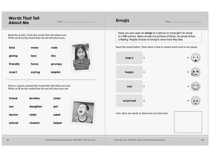 Social and Emotional Learning Activity Workbook - Gr. 1-2 - US 5300