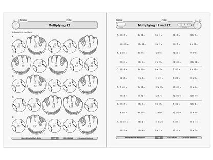 Multiplication & Division Minute Math Drills Workbook - US 2990
