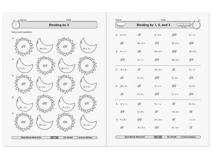Multiplication & Division Minute Math Drills Workbook - US 2990