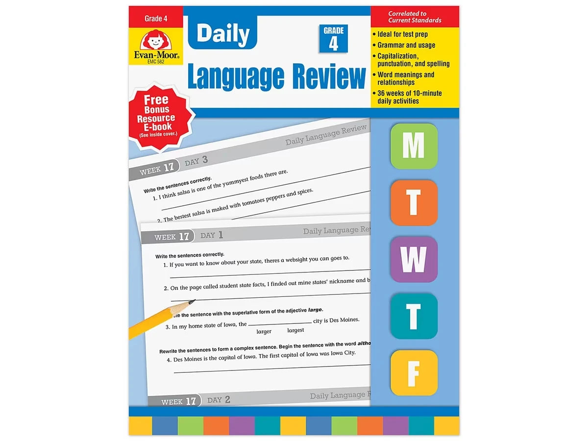 Daily Language Review Workbook - Gr. 4 - US 4936
