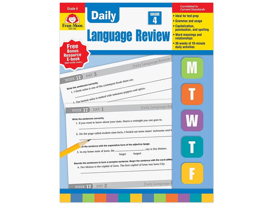 Daily Language Review Workbook - Gr. 4 - US 4936
