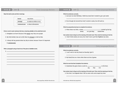 Daily Language Review Workbook - Gr. 4 - US 4936