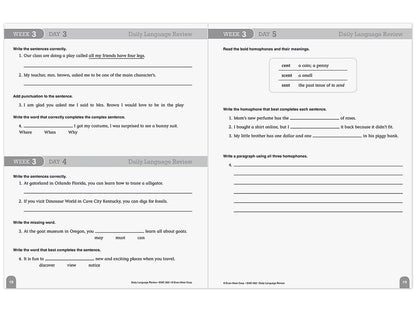 Daily Language Review Workbook - Gr. 4 - US 4936
