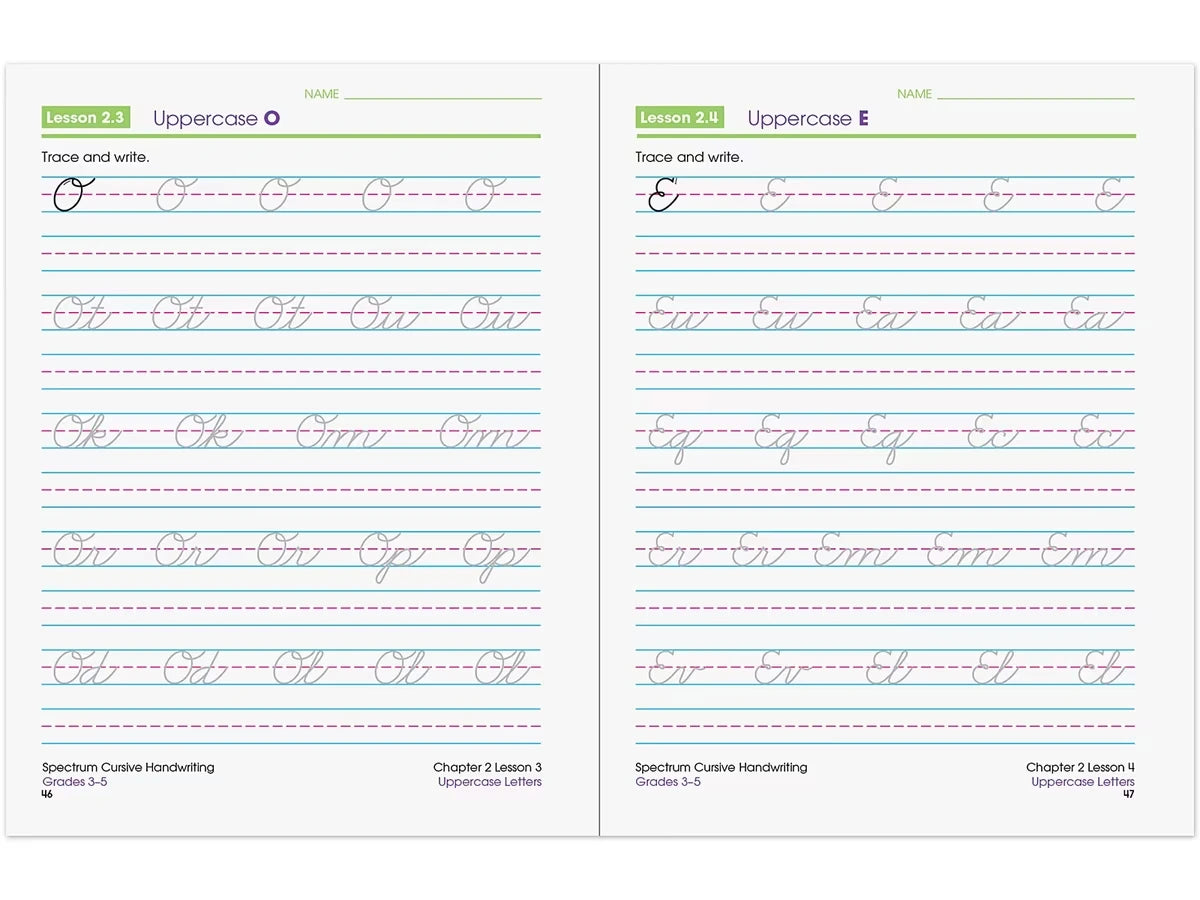Spectrum® Cursive Handwriting Workbook - US 4076