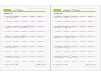 Spectrum® Cursive Handwriting Workbook - US 4076