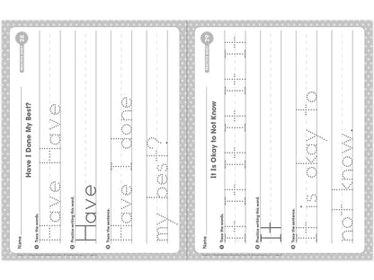 Handwriting Practice Workbook - K-Gr. 1 - US 5294