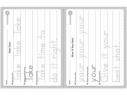 Handwriting Practice Workbook - K-Gr. 1 - US 5294