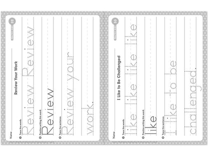 Handwriting Practice Workbook - K-Gr. 1 - US 5294