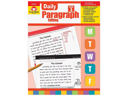 Daily Paragraph Editing Workbook - Gr. 3 - US 6722
