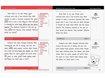 Daily Paragraph Editing Workbook - Gr. 3 - US 6722