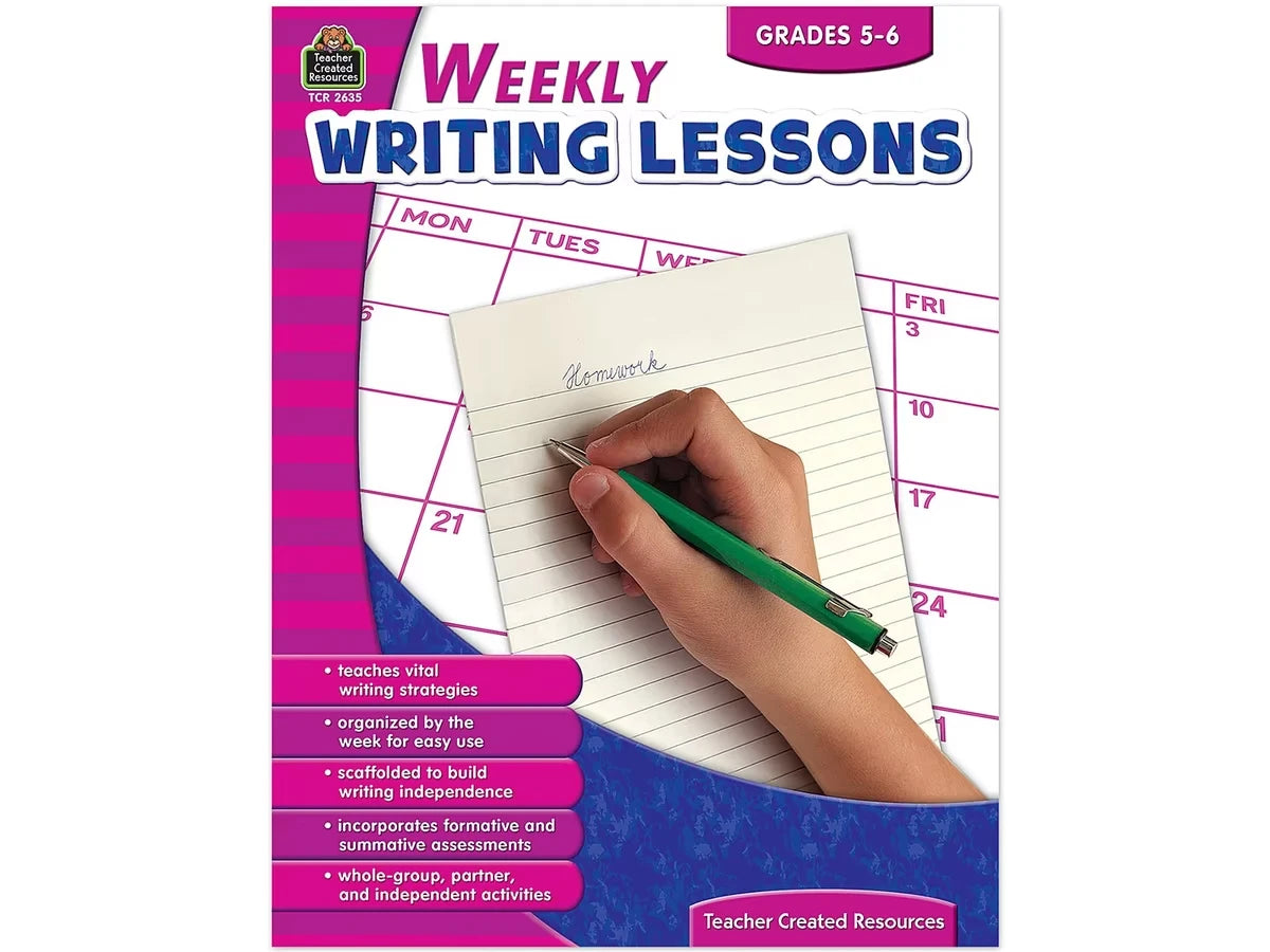Weekly Writing Lessons Workbook - Gr. 5-6 - US 3146