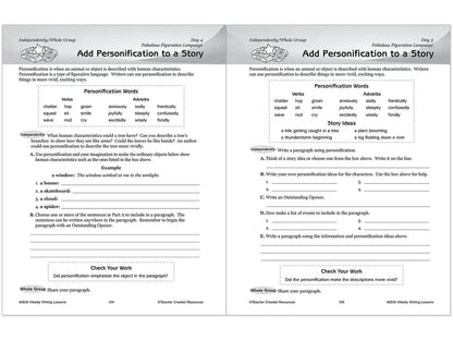 Weekly Writing Lessons Workbook - Gr. 5-6 - US 3146