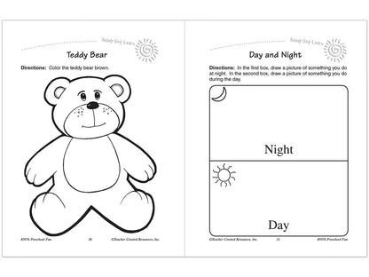 Preschool Fun Workbook - US 2723