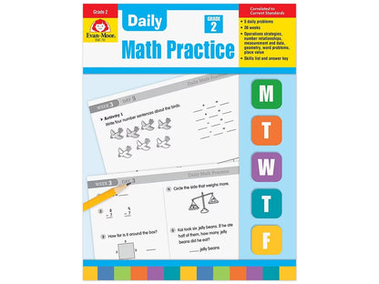 Daily Math Practice Workbook - Gr. 2 - US 3082