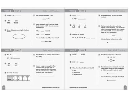 Daily Math Practice Workbook - Gr. 5 - US 3234
