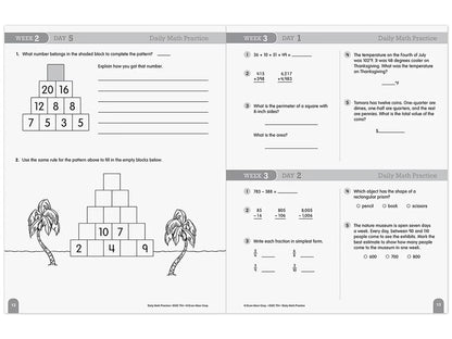 Daily Math Practice Workbook - Gr. 5 - US 3234