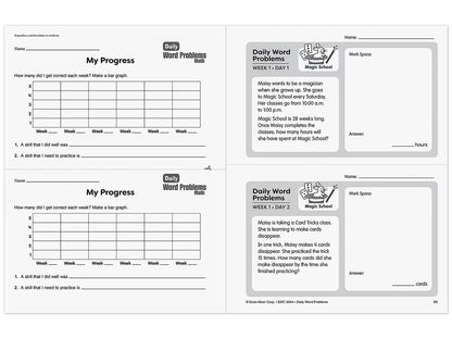 Daily Word Problems Workbook - Gr. 4 - US 8906