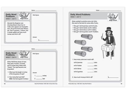 Daily Word Problems Workbook - Gr. 4 - US 8906