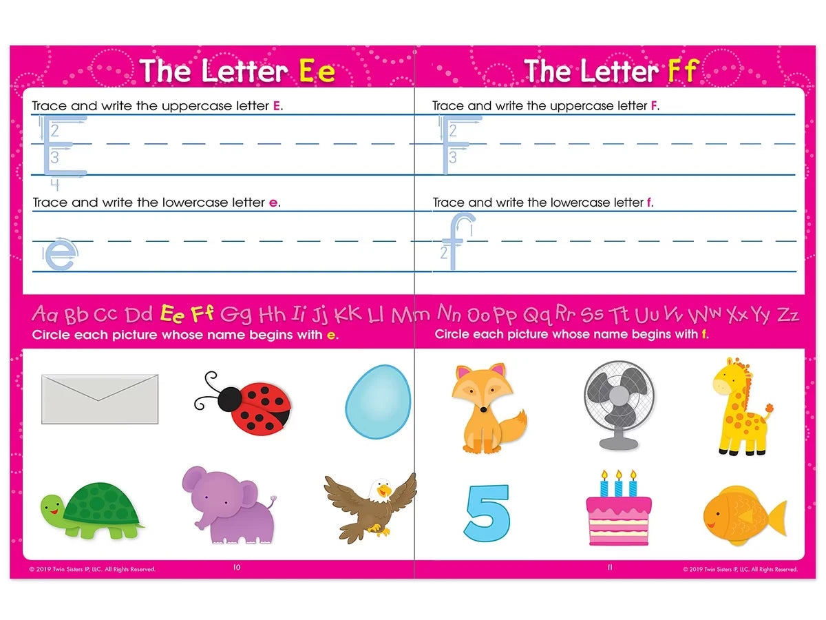 Let’s Get Ready for Kindergarten Workbook - US 3821
