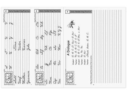 Traditional Cursive Daily Handwriting Practice Workbook - US 1399