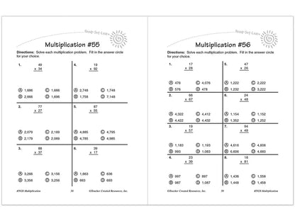 Master Multiplication Workbook - US 5302