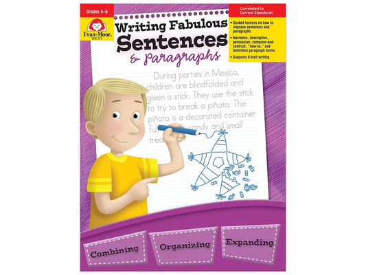 Writing Fabulous Sentences & Paragraphs Workbook - US 3696