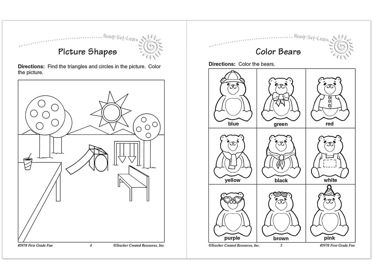 First-Grade Fun Workbook - US 2838
