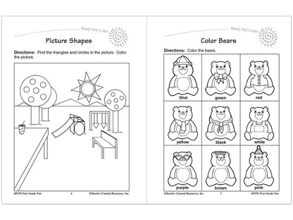 First-Grade Fun Workbook - US 2838