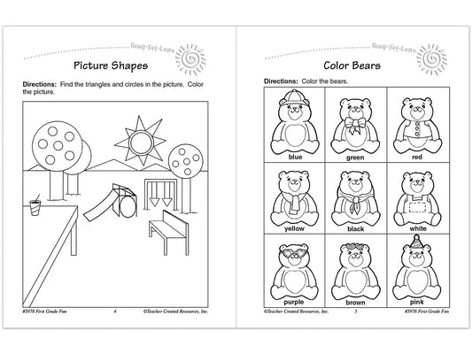 First-Grade Fun Workbook - US 2838